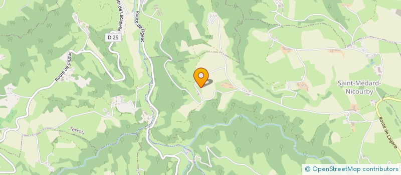 localisation de l'entreprise MADAME GHISLAINE GASQUET  SAINT-CIRGUES