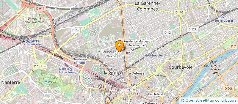 localisation de l'entreprise MADAME GHISLAINE GATTA à COURBEVOIE