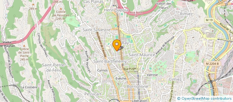 localisation de l'entreprise MADAME GHISLAINE GAUBERT à NICE