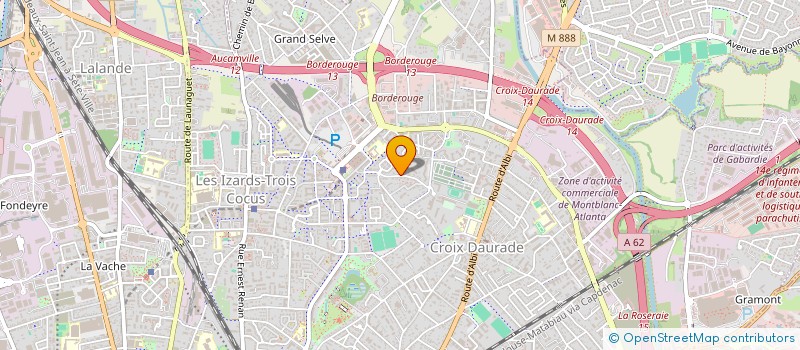 localisation de l'entreprise MADAME GHISLAINE GAVERIAUX à TOULOUSE