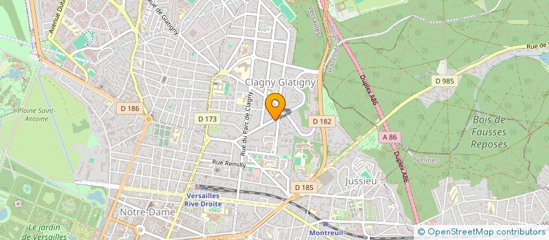 localisation de l'entreprise MADAME GHISLAINE GHISLAINE DE CASTELJAU à VERSAILLES
