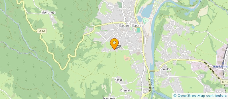 localisation de l'entreprise MADAME GHISLAINE GOURBEYRE  BAS-EN-BASSET