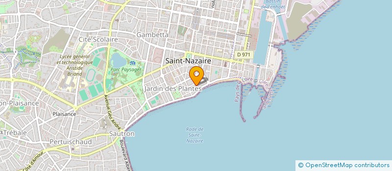 localisation de l'entreprise MADAME GHISLAINE GRELET à SAINT-NAZAIRE