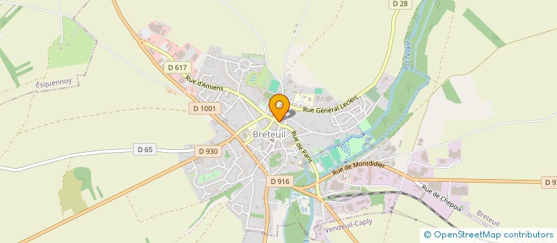 localisation de l'entreprise MADAME GHISLAINE GRESSENT à BRETEUIL