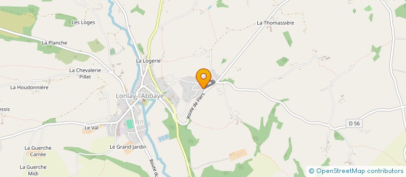 localisation de l'entreprise MADAME GHISLAINE GRYMONPREZ à LONLAY-L'ABBAYE