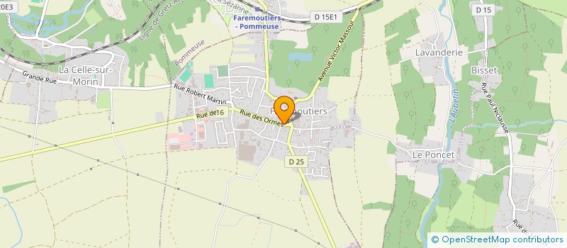localisation de l'entreprise MADAME GHISLAINE GUEFFIER à FAREMOUTIERS