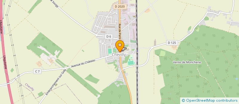 localisation de l'entreprise MADAME GHISLAINE GUERECHEAU-DESVIGNES à CHEVILLY