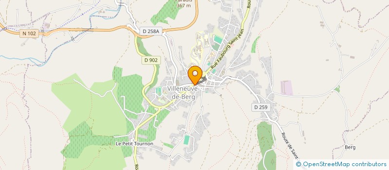 localisation de l'entreprise MADAME GHISLAINE GUIGARD  VILLENEUVE-DE-BERG