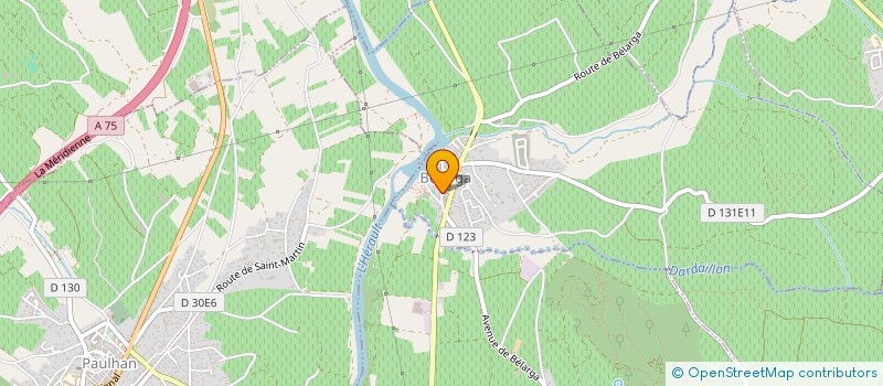 localisation de l'entreprise MADAME GHISLAINE GUILLONNET  USCLAS-D HERAULT