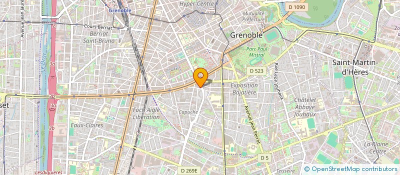 localisation de l'entreprise MADAME GHISLAINE GUTIERREZ à GRENOBLE