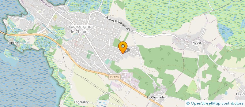 localisation de l'entreprise MADAME GHISLAINE GUYONNET  BOURCEFRANC-LE-CHAPUS