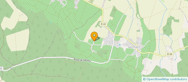 localisation de l'entreprise MADAME GHISLAINE GUYOT  SERMIERS