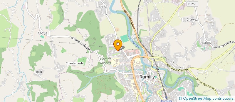 localisation de l'entreprise MADAME GHISLAINE HALIMI  RUMILLY