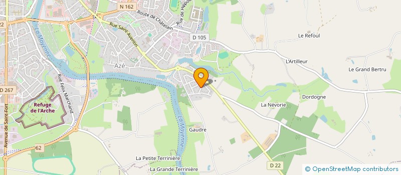 localisation de l'entreprise MADAME GHISLAINE HAMELIN à CHATEAU-GONTIER-SUR-MAYENNE