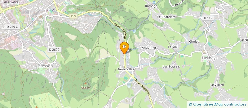 localisation de l'entreprise MADAME GHISLAINE HANNEQUART- VANDERHAEGEN  BRIE-ET-ANGONNES