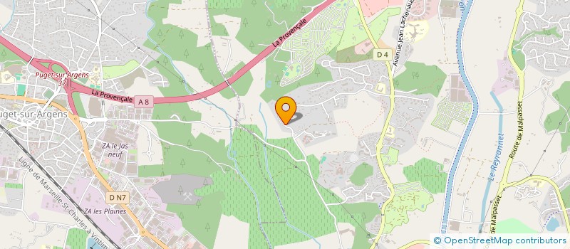 localisation de l'entreprise MADAME GHISLAINE HARTMANS à FREJUS