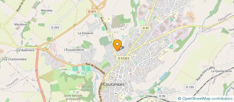 localisation de l'entreprise MADAME GHISLAINE HATON à COUTANCES