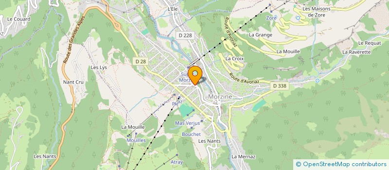 localisation de l'entreprise MADAME GHISLAINE HERPIN à MORZINE
