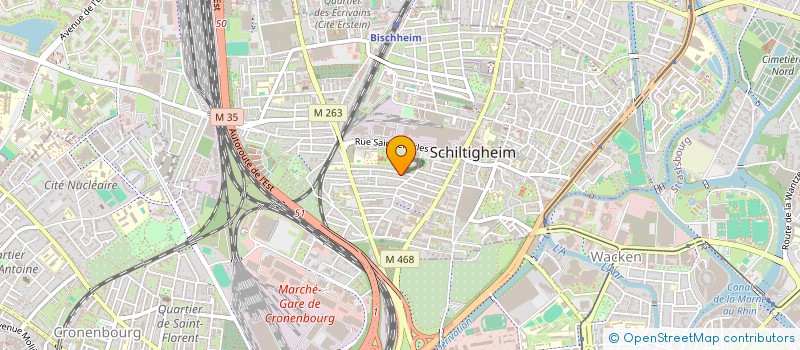 localisation de l'entreprise MADAME GHISLAINE HERVE ROCHEL à SCHILTIGHEIM
