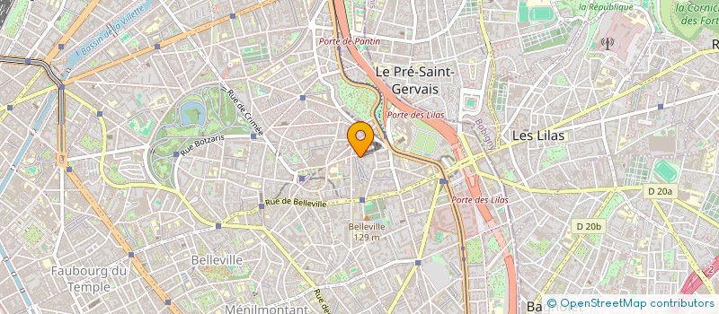 localisation de l'entreprise MADAME GHISLAINE HILLARD  PARIS