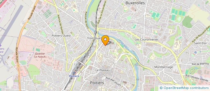 localisation de l'entreprise MADAME GHISLAINE HUET  POITIERS