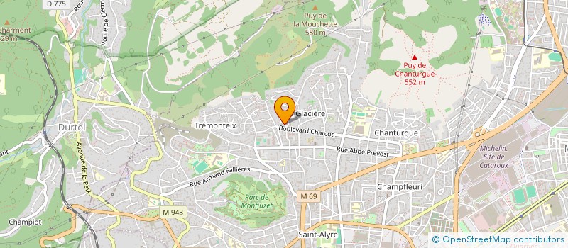 localisation de l'entreprise MADAME GHISLAINE HURAUX  CLERMONT-FERRAND