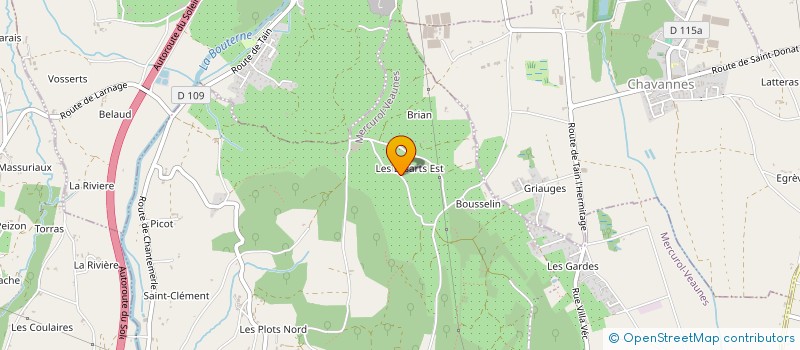 localisation de l'entreprise MADAME GHISLAINE JACQUET à MERCUROL-VEAUNES