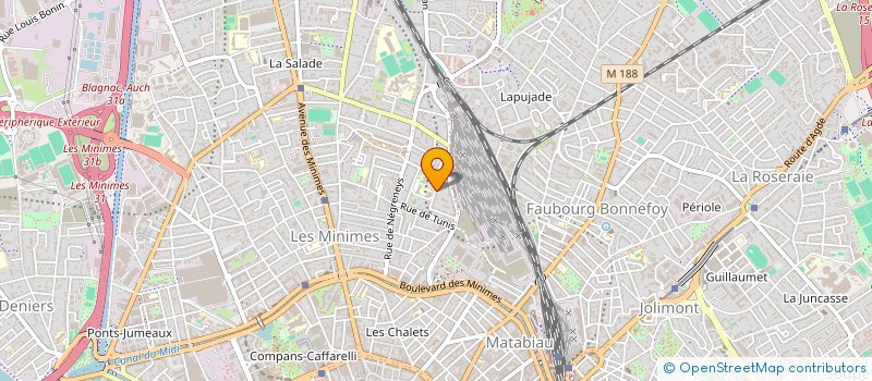 localisation de l'entreprise MADAME GHISLAINE JOUMIER à TOULOUSE