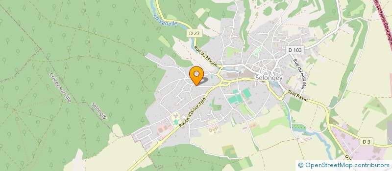 localisation de l'entreprise MADAME GHISLAINE KAH  SELONGEY