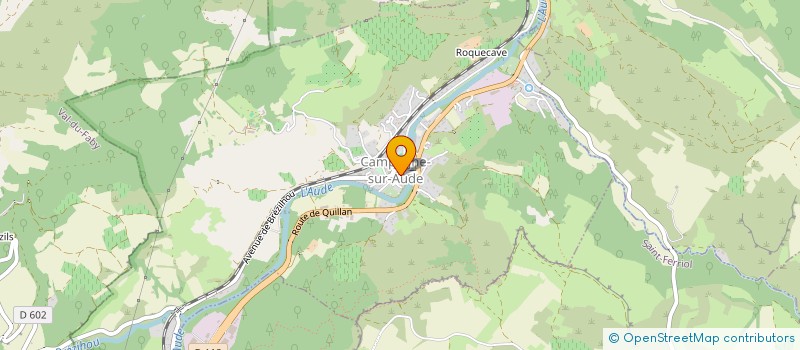 localisation de l'entreprise MADAME GHISLAINE LABRE  CAMPAGNE-SUR-AUDE