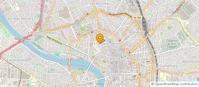 localisation de l'entreprise MADAME GHISLAINE LACAZE  TOULOUSE