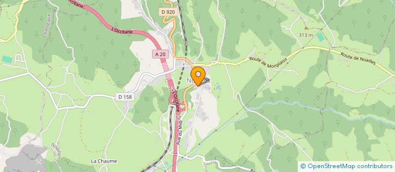 localisation de l'entreprise MADAME GHISLAINE LAHAYE  NOAILLES