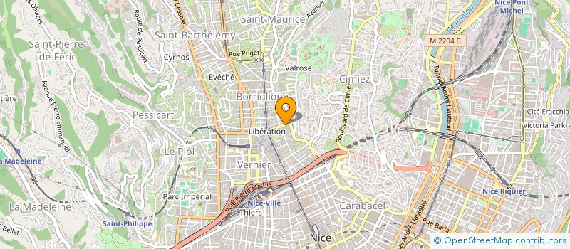 localisation de l'entreprise MADAME GHISLAINE LASCOMBE  NICE