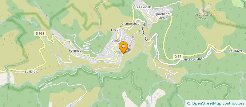 localisation de l'entreprise MADAME GHISLAINE LAURENT  VIALAS