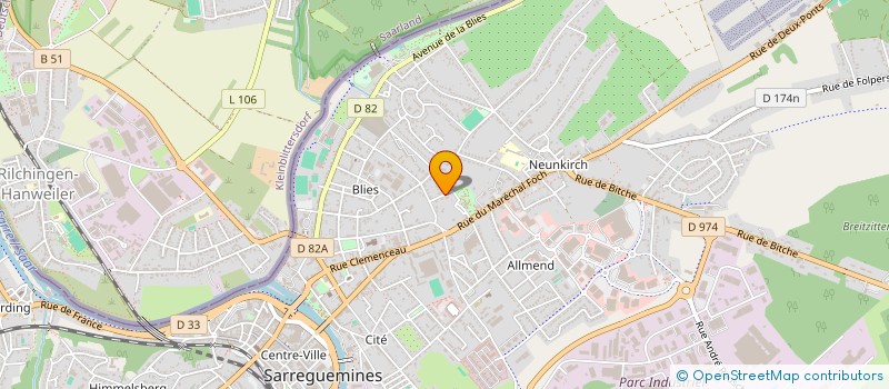 localisation de l'entreprise MADAME GHISLAINE LAVEZZI à SARREGUEMINES