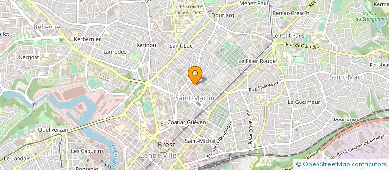 localisation de l'entreprise MADAME GHISLAINE LE GOFFIC  BREST