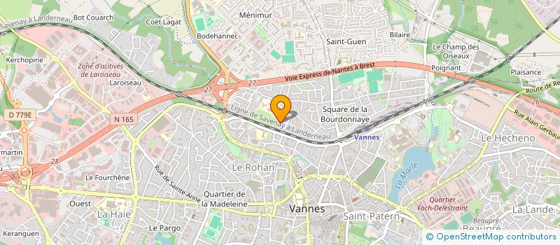 localisation de l'entreprise MADAME GHISLAINE LE PENNEC à VANNES