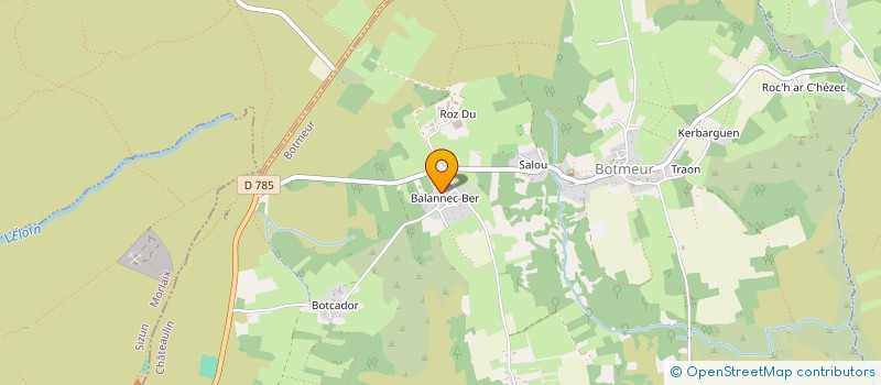 localisation de l'entreprise MADAME GHISLAINE LE SCANFF  BOTMEUR