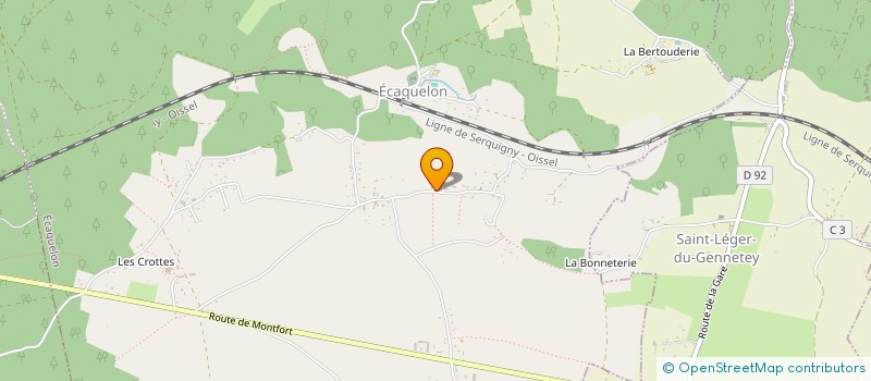 localisation de l'entreprise MADAME GHISLAINE LEBON  ECAQUELON