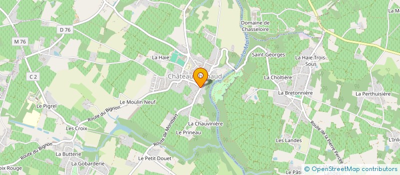 localisation de l'entreprise MADAME GHISLAINE LECALLO  CHATEAU-THEBAUD