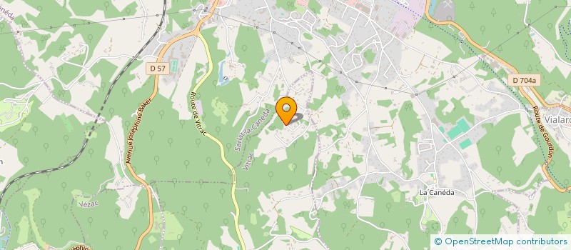 localisation de l'entreprise MADAME GHISLAINE LECHAT à VITRAC