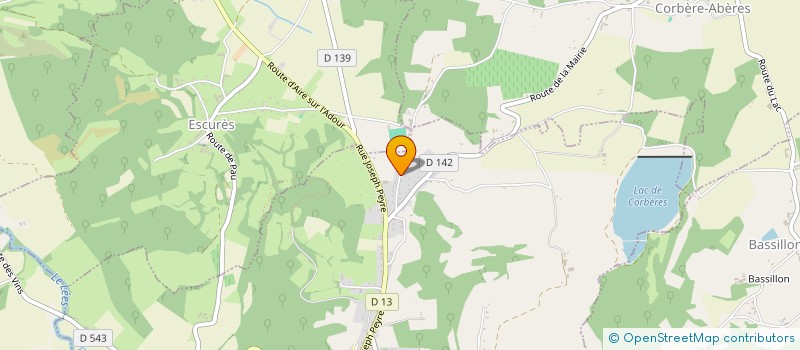 localisation de l'entreprise MADAME GHISLAINE LECLERC  LEMBEYE