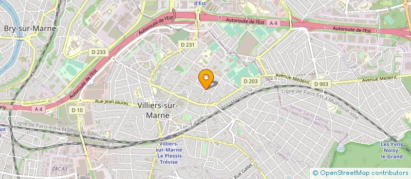 localisation de l'entreprise MADAME GHISLAINE LECLERE  VILLIERS-SUR-MARNE