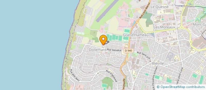 localisation de l'entreprise MADAME GHISLAINE LECLERE  LE HAVRE