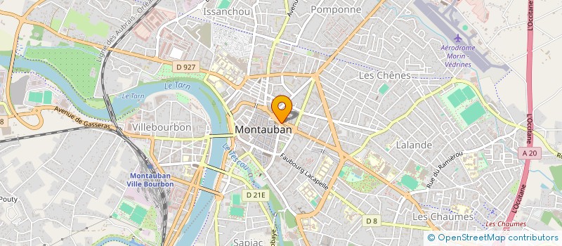 localisation de l'entreprise MADAME GHISLAINE LEFORESTIER  MONTAUBAN