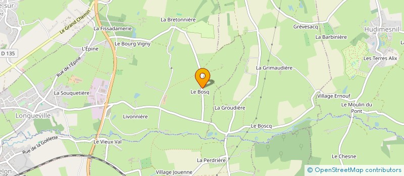 localisation de l'entreprise MADAME GHISLAINE LEMAITRE  COUDEVILLE-SUR-MER