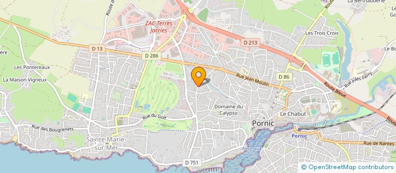 localisation de l'entreprise MADAME GHISLAINE LEVANT  PORNIC