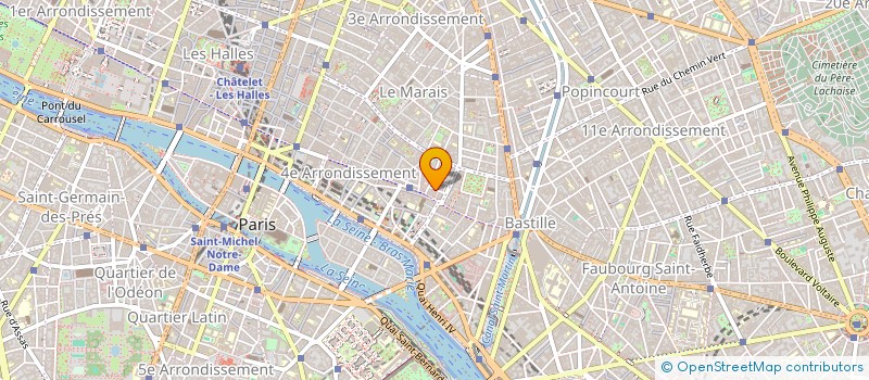localisation de l'entreprise MADAME GHISLAINE LOTH à PARIS