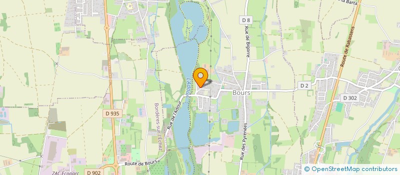 localisation de l'entreprise MADAME GHISLAINE LUQUE  BOURS