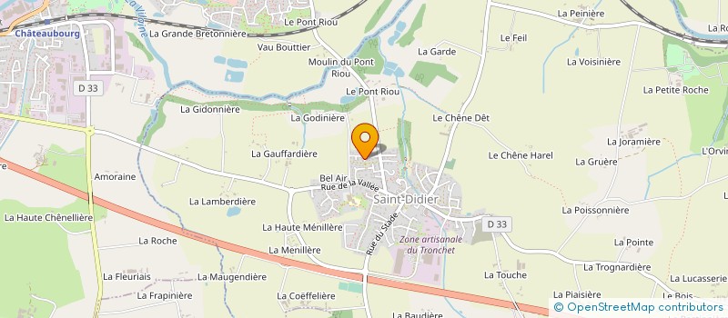localisation de l'entreprise MADAME GHISLAINE MALINGE à SAINT-DIDIER